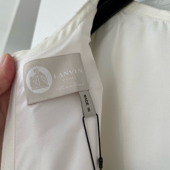 LANVIN silk gown French 34 NWT - Picture 12 of 16